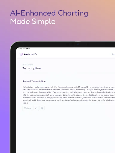 Assistant Dr. – Medical Scribe ডাউনলোড করুন – AI ভিত্তিক অটোমেটেড SOAP নোটস - Screenshot 20