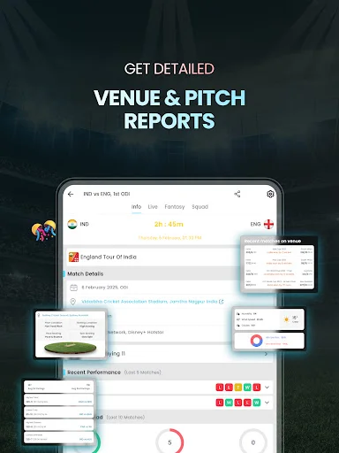Cricket LineX ডাউনলোড করুন – দ্রুততম লাইভ স্কোর ও আপডেট পান - Screenshot 13
