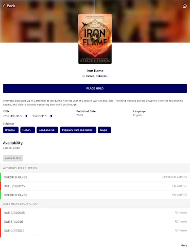 Nassau Public Libraries অ্যাপ ডাউনলোড করুন – অ্যান্ড্রয়েডে ফ্রি অ্যাক্সেস - Screenshot 16
