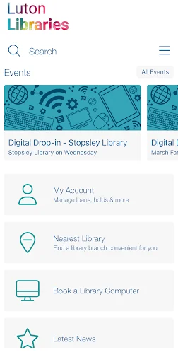 Luton Libraries অ্যাপ ডাউনলোড করুন – আপনার অ্যান্ড্রয়েড ডিভাইসে - Screenshot 1