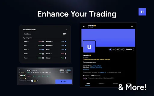 uxtension ডাউনলোড করুন – মেমকয়েন ট্রেডিং এবং টুলস ফ্রি - Screenshot 1