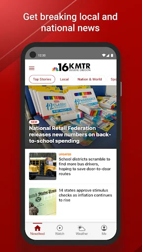 KMTR News অ্যাপ ডাউনলোড করুন – লেটেস্ট নিউজ, ওয়েদার ও স্পোর্টস আপডেট - Screenshot 1