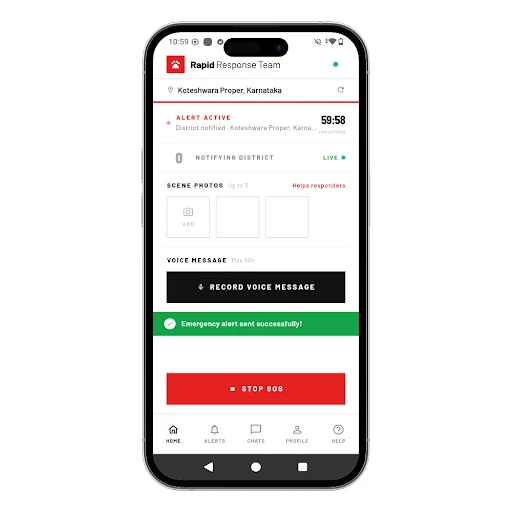 Rapid Response ডাউনলোড করুন – পশুদের কল্যাণে ভলান্টিয়ার ও ফিডারদের সংযোগ - Screenshot 5