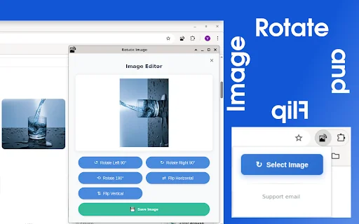 Rotate Image ডাউনলোড করুন – ব্রাউজারে ছবি ঘোরানোর সেরা টুল - Screenshot 1