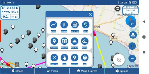Kadal Map ডাউনলোড করুন – মৎস্যজীবীদের জন্য সেরা নেভিগেশন টুল - Screenshot 6