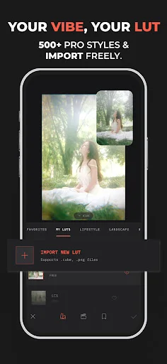 Modipix ডাউনলোড করুন: সেরা রেট্রো ফিল্ম ও ৩ডি LUTs এডিটর - Screenshot 1
