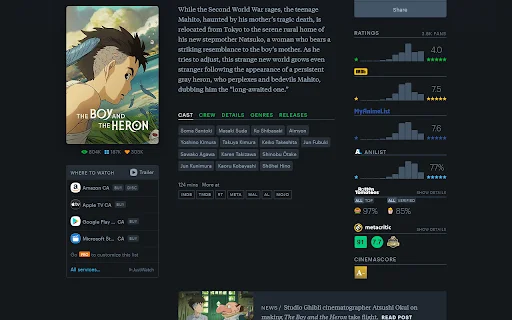 Letterboxd Extras ডাউনলোড করুন – মুভির রেটিং ও তথ্য দেখুন - Screenshot 4