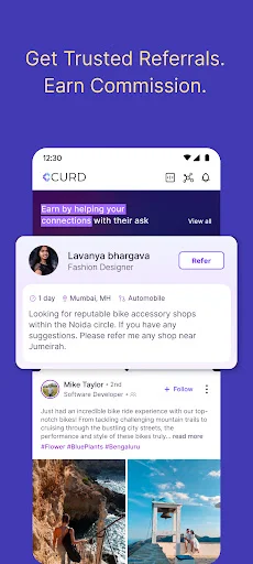 CURD: Socialmedia. Marketplace ডাউনলোড করুন – রেফারেল অ্যাপ - Screenshot 4