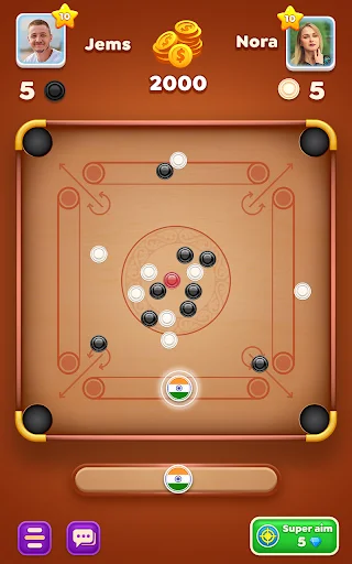 Carrom Cricket ডাউনলোড করুন – সেরা ক্যারাম ও ডিস্ক পুল গেম - Screenshot 8