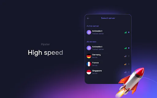 Pipster VPN ডাউনলোড করুন – দ্রুত এবং নিরাপদ ব্রাউজিং - Screenshot 3