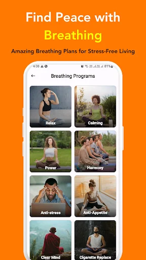 Pranayama Breathing Exercise ডাউনলোড করুন – মানসিক প্রশান্তি ও স্বাস্থ্যের জন্য - Screenshot 4