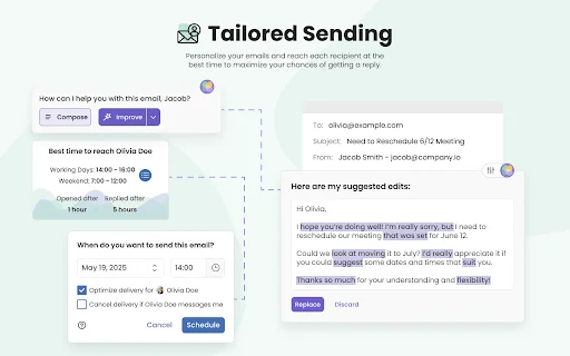 Mailbutler for Gmail ডাউনলোড করুন – স্মার্ট ইমেইল ফিচার ও এআই - Screenshot 1
