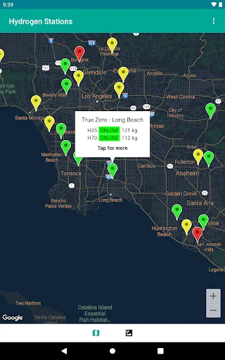 Hydrogen Stations USA ডাউনলোড করুন – হাইড্রোজেন ফুয়েল স্টেশন খুঁজুন - Screenshot 10