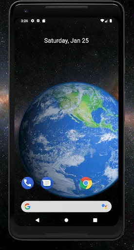 Earth 3D Live Wallpaper ডাউনলোড করুন – সেরা থ্রিডি আর্থ লাইভ ওয়ালপেপার - Screenshot 3