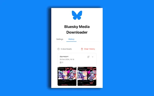 Bluesky Media Downloader ডাউনলোড করুন – দ্রুত ভিডিও ও ছবি সেভ করুন - Screenshot 3