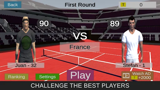 Tennis Slice: World Tour ডাউনলোড করুন – সেরা ৩ডি টেনিস গেম - Screenshot 6